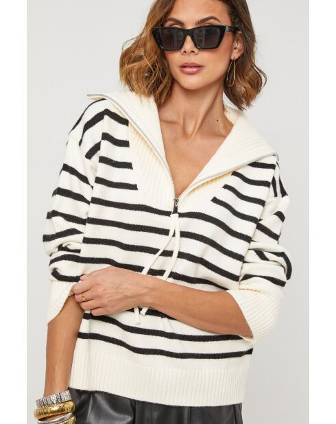 Pull Yuna écru
