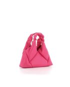 Sac à main en cuir Mini Didi fuchsia - 23 x 21 x 4,5 cm