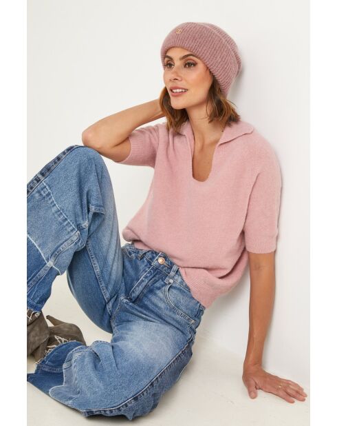 Pull en laine mélangée Wild rose