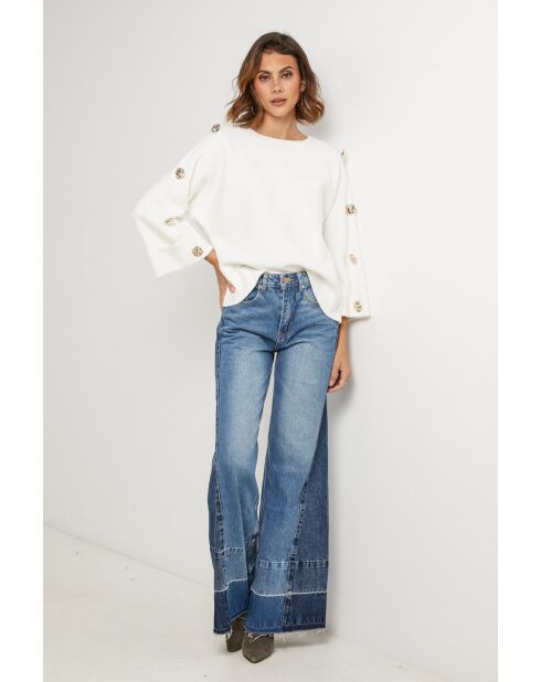 Pull Mirage blanc