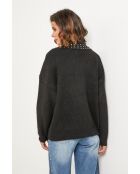 Schwarzer Urania-Pullover