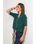 Pull en laine mélangée Wild vert sapin