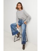 Pull en laine mélangée Sirius gris
