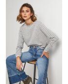 Pull en laine mélangée Sirius gris