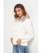Ecru vest Thalia