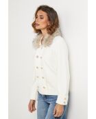 Ecru vest Thalia