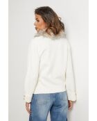 Ecru vest Thalia