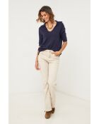 Pull en laine mélangée Wild marine