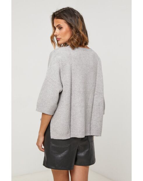 Pull Xeres gris clair