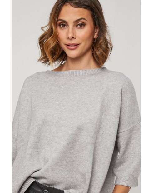 Pull Xeres gris clair