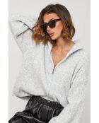 Gilet opale grigio