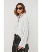 Gilet opale grigio