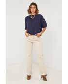 Pull en laine mélangée Willow marine