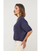 Pull en laine mélangée Willow marine