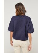 Pull en laine mélangée Willow marine