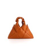Hellbraune Didi Lederhandtasche - 33 x 27 x 7 cm