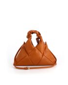 Hellbraune Didi Lederhandtasche - 33 x 27 x 7 cm