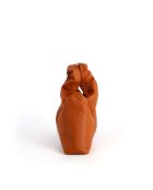 Hellbraune Didi Lederhandtasche - 33 x 27 x 7 cm