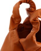 Hellbraune Didi Lederhandtasche - 33 x 27 x 7 cm