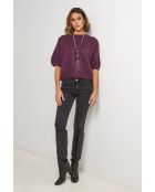 Pull en laine mélangée Willow violet