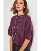 Pull en laine mélangée Willow violet