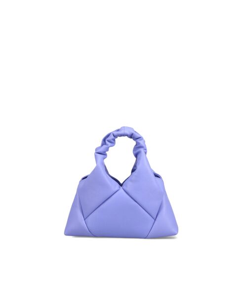 Sac à main en cuir Mini Didi violet - 23 x 21 x 4,5 cm