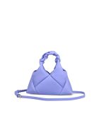 Sac à main en cuir Mini Didi violet - 23 x 21 x 4,5 cm