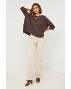 Pull Xeres chocolat
