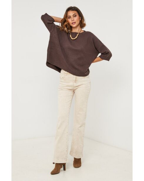 Pull Xeres chocolat