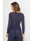 Top blu smeraldo