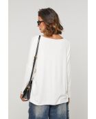 Pull en laine mélangée Windsor écru