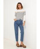 Top Theia ecru/nero