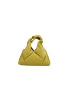 Sac à main en cuir Mini Didi vert pomme - 23 x 21 x 4,5 cm