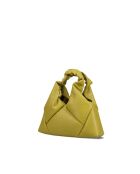 Sac à main en cuir Mini Didi vert pomme - 23 x 21 x 4,5 cm