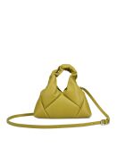 Sac à main en cuir Mini Didi vert pomme - 23 x 21 x 4,5 cm