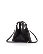 Sac à main en cuir Mini Didi noir - 23 x 21 x 4,5 cm
