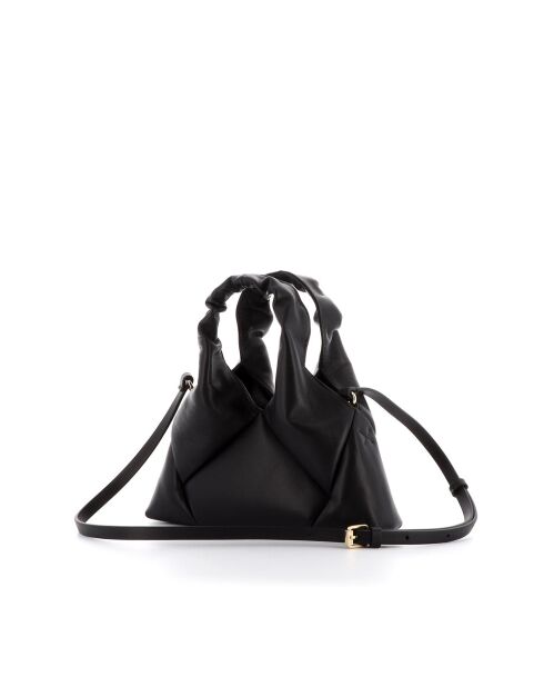 Sac à main en cuir Mini Didi noir - 23 x 21 x 4,5 cm