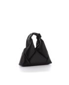 Sac à main en cuir Mini Didi noir - 23 x 21 x 4,5 cm