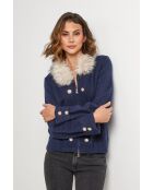 Marineblauw vest Thalia