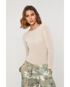 Top Emeraude beige