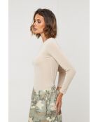 Top Emeraude beige