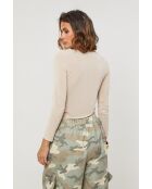 Top Emeraude beige