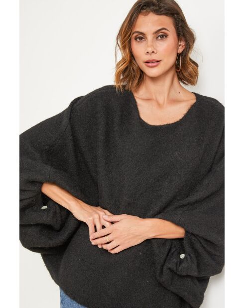 Pull en laine mélangée Tresor noir