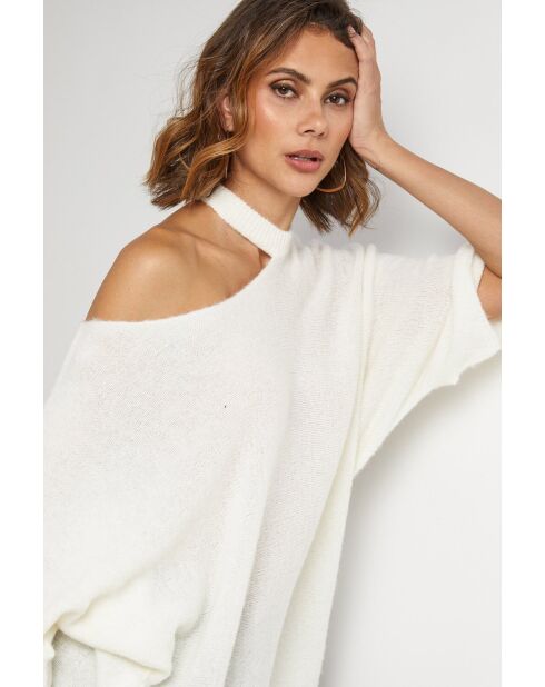 Pull Velvet écru