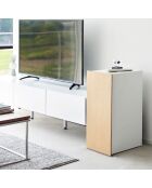 Opbergkast voor gameconsole Tower wit - 24,7x36,5x60,3 cm