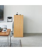 Opbergkast voor gameconsole Tower wit - 24,7x36,5x60,3 cm