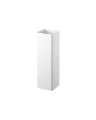 Slimme witte hoge paraplubak - 15x15x48 cm