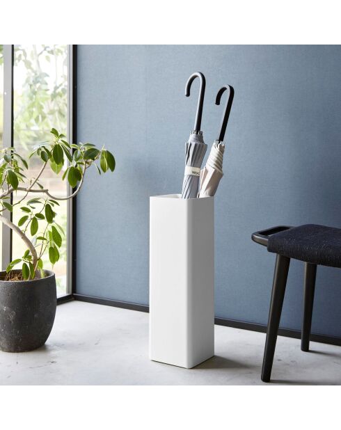 Porte-parapluies haut Smart blanc - 15x15x48 cm