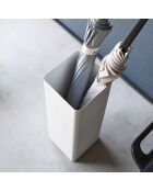 Slimme witte hoge paraplubak - 15x15x48 cm