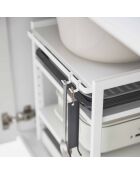 Organizador Tower de 3 niveles para debajo del fregadero, blanco, 41,5 x 33 x 34,5 cm
